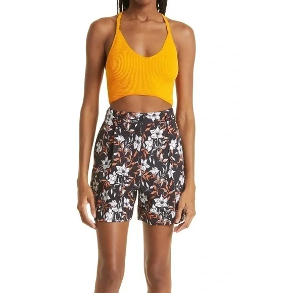 NWT Rag & Bone Ivy Printed Linen Shorts Size 0 - Picture 2 of 15